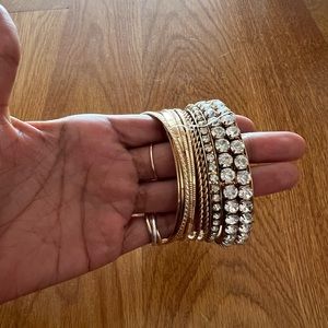 Brand new gold bangle set
